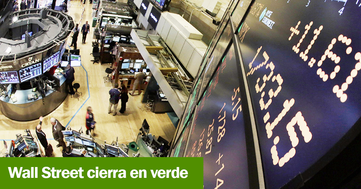 Wall Street cierra en verde