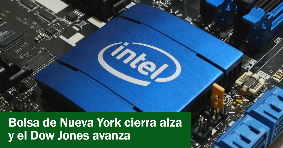 Bolsa de Nueva York cierra alza y el Dow Jones avanza 