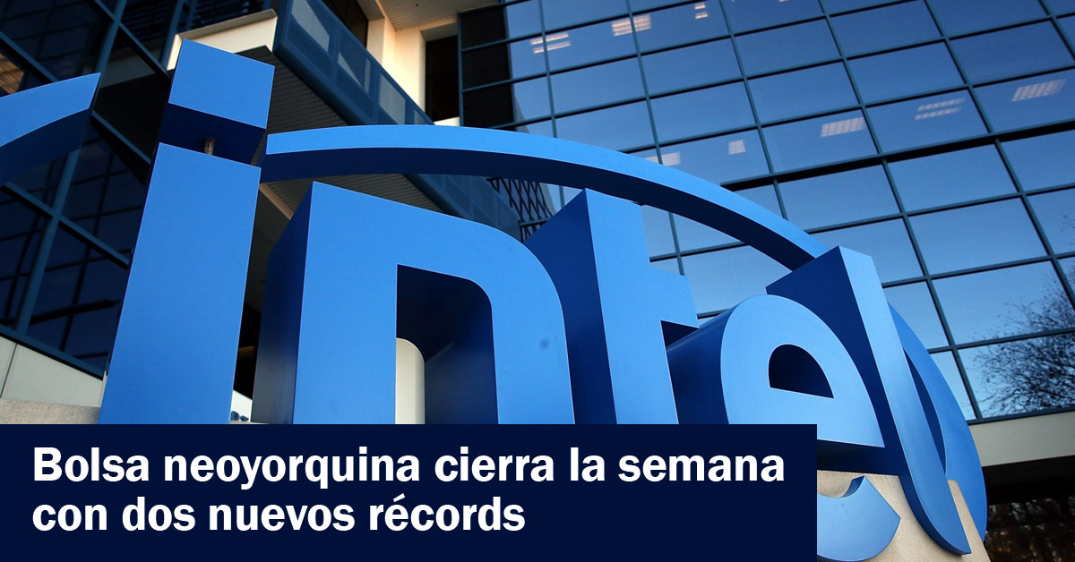 Bolsa neoyorquina cierra la semana con dos nuevos récords