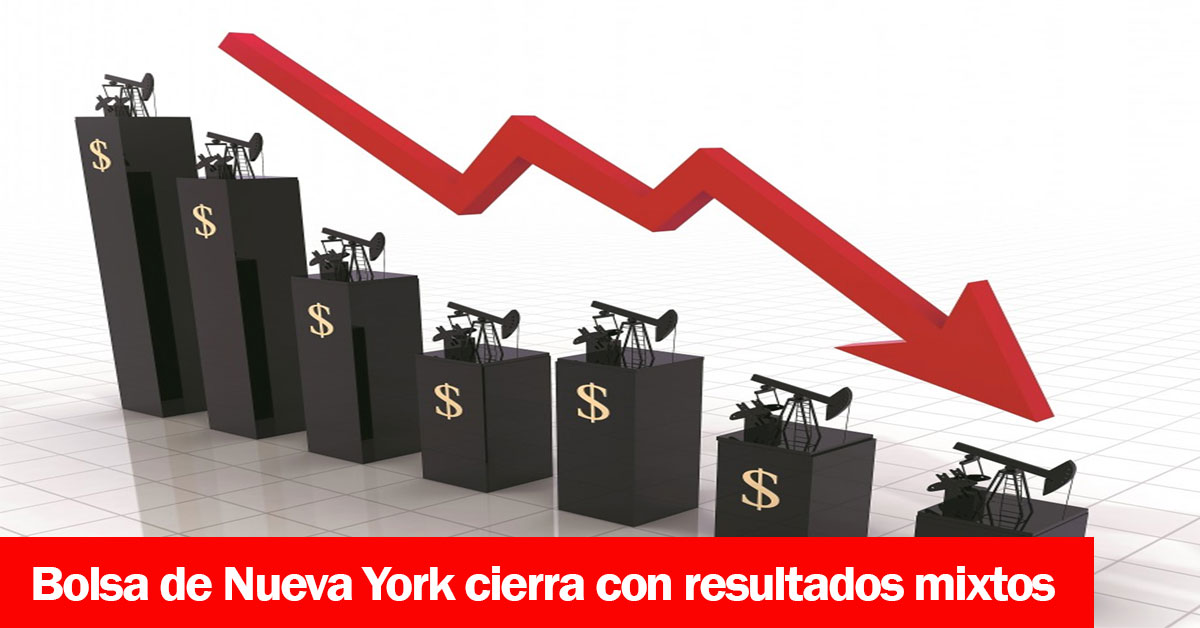 Bolsa de Nueva York cierra con resultados mixtos