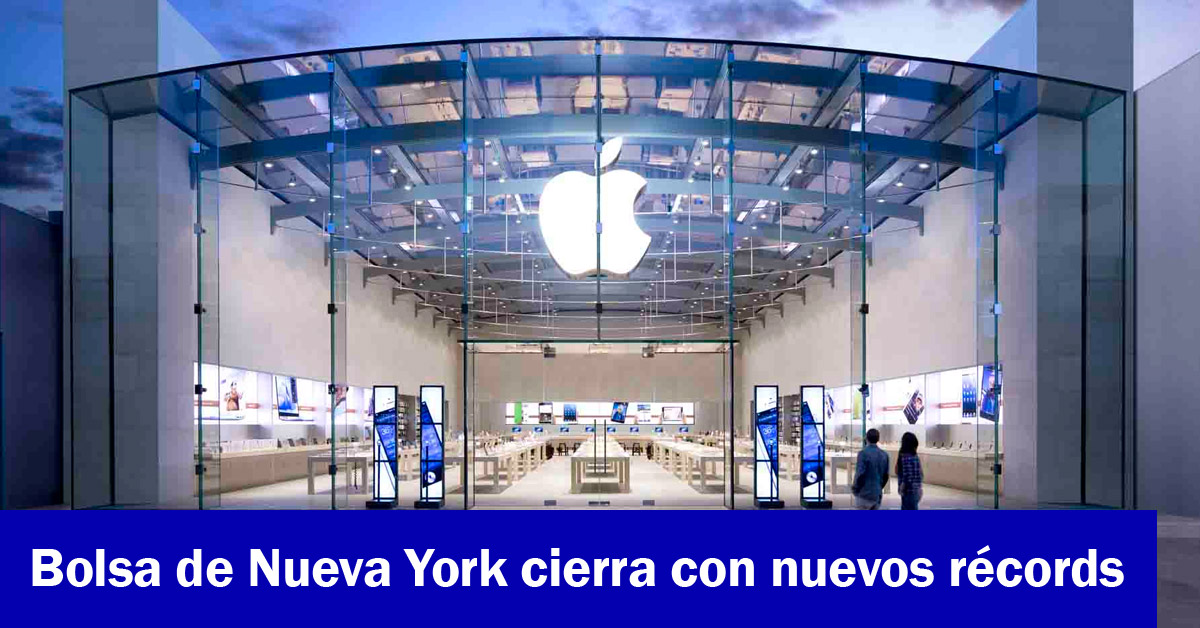 Bolsa de Nueva York cierra con nuevos récords