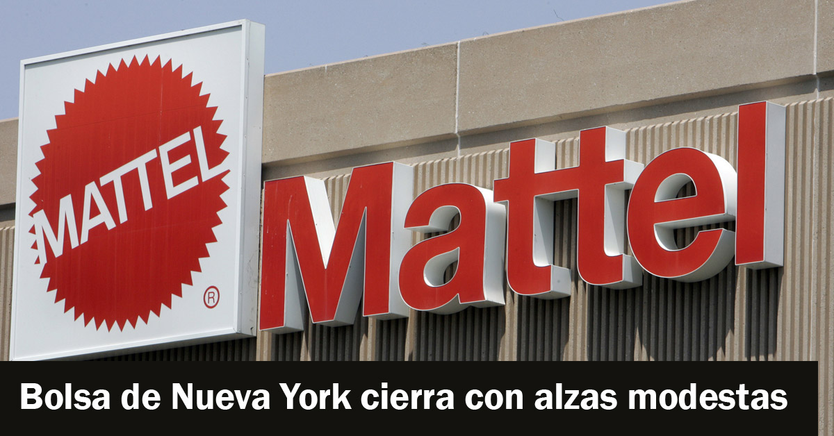 Bolsa de Nueva York cierra con alzas modestas
