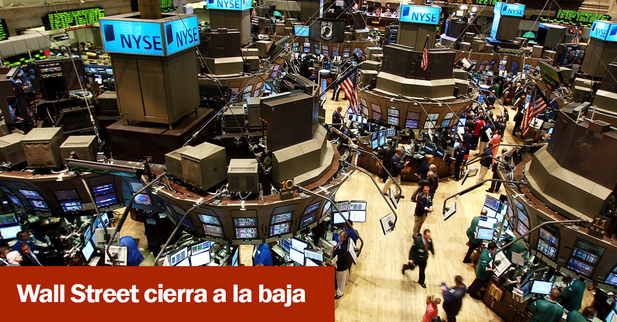 Wall Street cierra a la baja