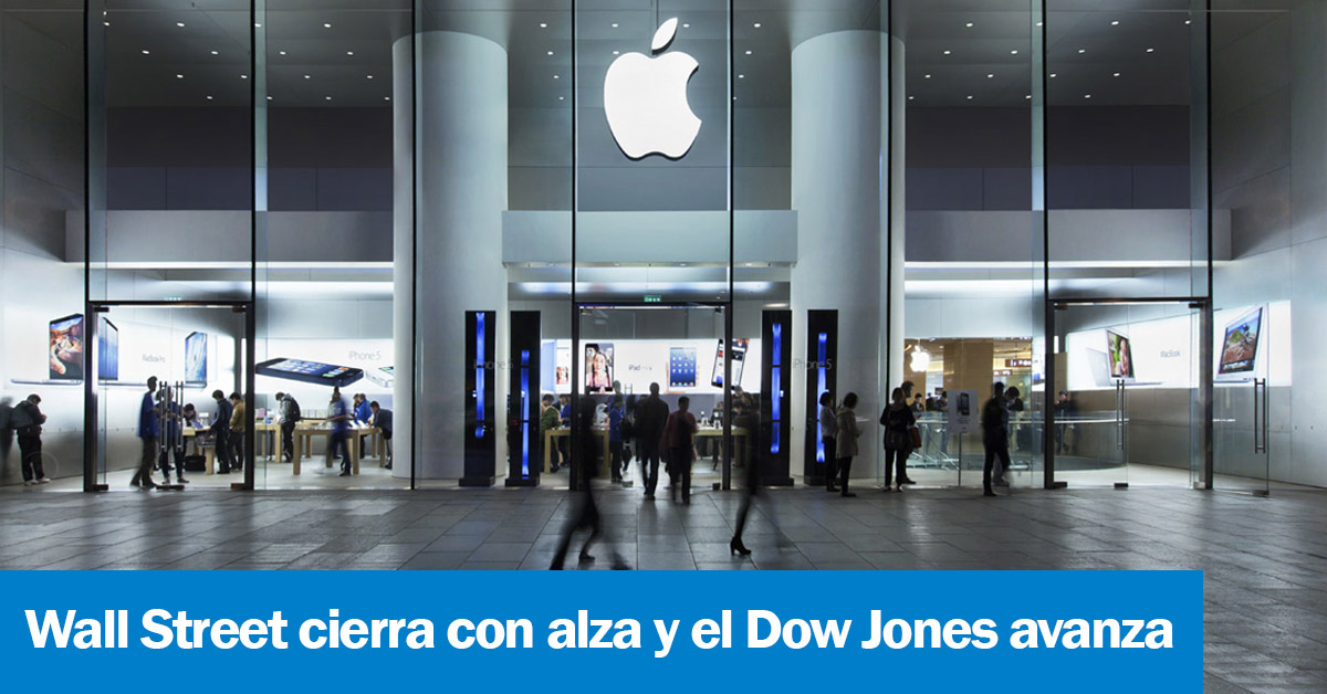 Wall Street cierra con alza y el Dow Jones avanza