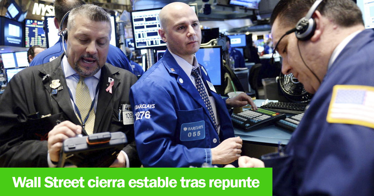 Wall Street cierra estable tras repunte