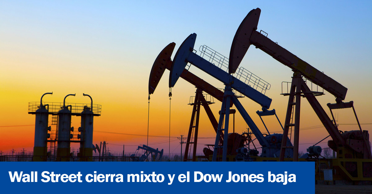 Wall Street cierra mixto y el Dow Jones baja
