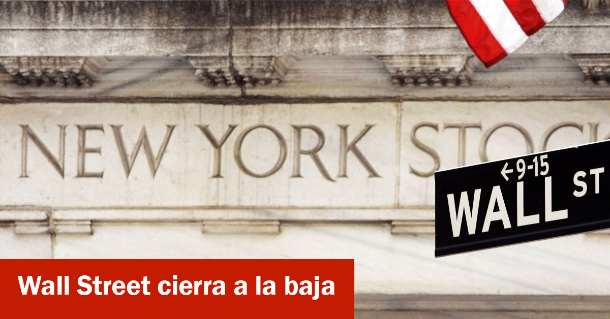 Wall Street cierra a la baja