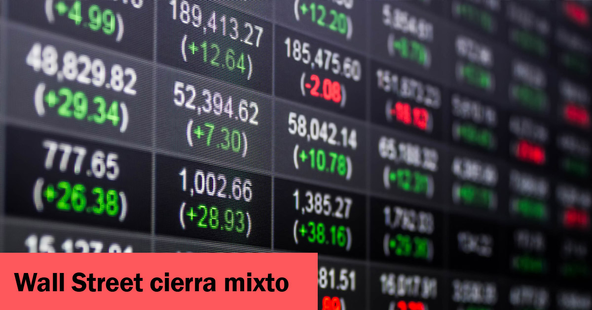 Wall Street cierra mixto