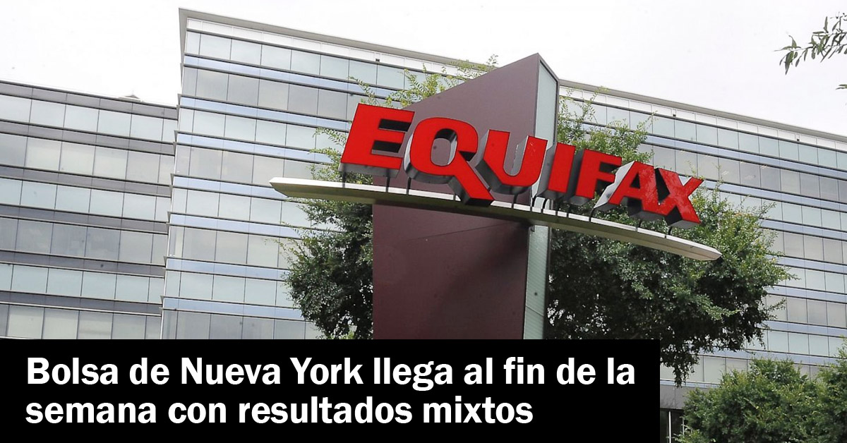 Bolsa de Nueva York llega al fin de la semana con resultados mixtos