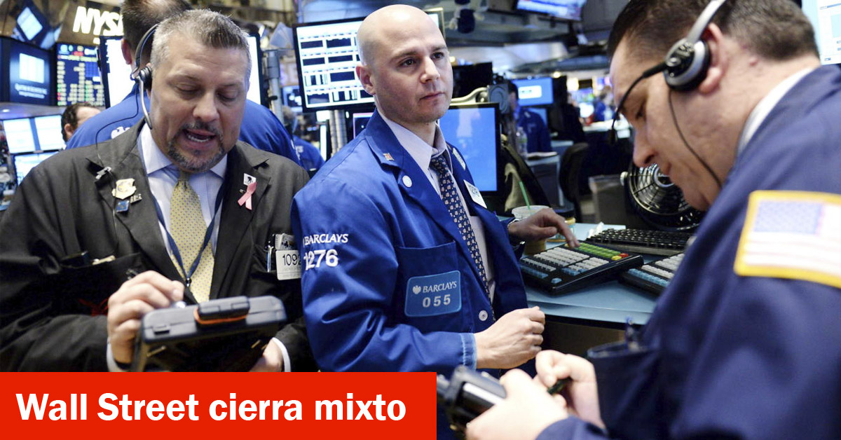Wall Street cierra mixto