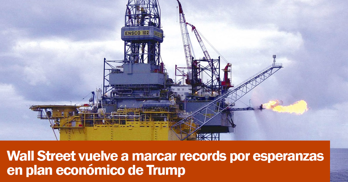 Wall Street vuelve a marcar records por esperanzas en plan económico de Trump